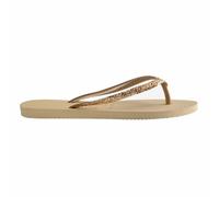 Tongs femmes Havaianas SLIM GLITTER II Beige 37 / 38