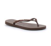 HAVAIANAS Chaussures de bain SLIM GLITTER marron | 37/38