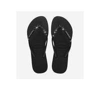Havaianas - Slim Glitter II - Tongs femme Black / Black - BR 39 - 40