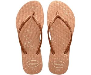 Havaianas - Slim Gloss, Tongs Élégantes, Durables et Polyvalentes, Avec une Touche de Brillance, Semelle Antidérapante, Femme