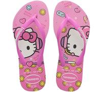 Havaianas - Slim Hello Kitty, Tongs Confortables, Durables et Légères, Imprimé Hello Kitty, Semelle Antidérapante, Fille