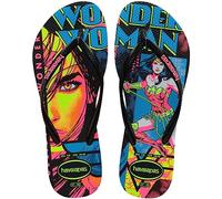 Havaianas Slim Heroinas, Tongues, Black/Black,