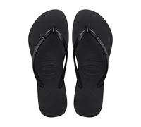 Havaianas - Slim Logo Pop Up, Tongs Avec Logo De Couleur Contrastée, Silhouette Fine Et Confortable, Semelle Antidérapante, Femmes