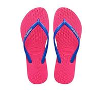 Havaianas Slim Logo, Tongues, Pink Electric, 33/34