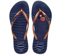 Havaianas Slim Nautical Femme FlipFlop Navy Blue/Rose Gold/Navy Blue 33 EU