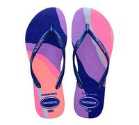 Havaianas Slim Palette Glow (Mini Me) Fille FlipFlop Marine Blue 23 EU