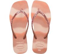 Tongs Havaianas Slim Square Glitter Party pour Femme 35 - 36 Rose