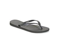 Havaianas - Slim, Tongs Élégantes, Durables et Polyvalentes, avec Semelle Texturée pour Adhérence et Soutien,Noir, Femme 41/42EU