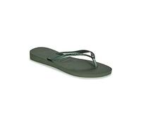 Havaianas Tongs Slim – semelle texturée, élégantes et durables – Vert Taille 37/38 Femme
