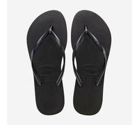 Havaianas - Slim, Tongs Élégantes, Durables et Polyvalentes, avec Semelle Texturée pour Adhérence et Soutien, Femme Noir 35/36 EU