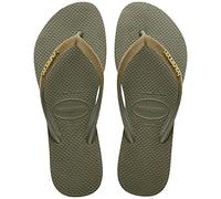 Havaianas Slim Velvet Femme Tongs, Vert, 33/34 EU