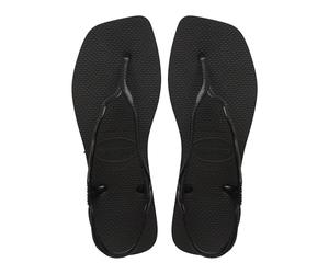 Havaianas - Soleil, Sandales Élégantes, Durables et Confortables, Avec Forme en T, Fermeture Arrière, Lanières Ondulées et Semelle avec Bords Carrés, Femme