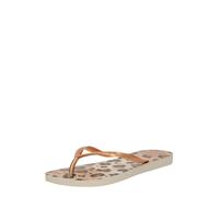 Havaianas Tongs léopard pour femme, beige, 40.5/42 EU