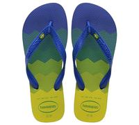 Havaianas Hav. Brasil Fresh Rose Gum 33/34 Flip Flops Womens Bleu Marine 1/2 Female