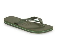 Havaianas - Brasil Logo, Tongs Iconiques, Confortables et Durables, Lanières avec le Drapeau du Brésil et Semelle Antidérapante aux Bandes Colorées, Adultes Unisexe