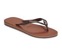 Havaianas Brazil Logo Flip Flops Women's - Marron 39/40