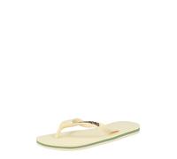 HAVAIANAS Tongs 'BRASIL' marron / jaune clair, Taille 35-36