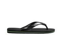 Havaianas – Tongs Brasil Logo – Confortables et antidérapantes – Taille M Homme 43-44 Noir