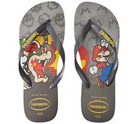 Havaianas Tongs Mario Bros unisexes pour enfant, Gris acier, 38 EU