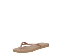 Havaianas Square Logo Metallic Colour Rose