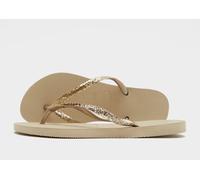 Havaianas Tongs fines à paillettes pour femme Gris clair Taille 39/40 EU