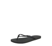 HAVAIANAS Tongs 'SLIM GLITTER II' noir / argent, Taille 43-44