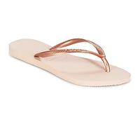Havaianas Tongs Slim Semelle texturée Durables Rose beige Taille EU 43-44 Femme