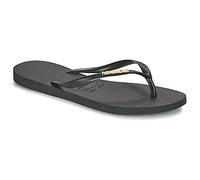 Havaianas Tongs SLIM LOGO METALLIC in Noir 39 / 40