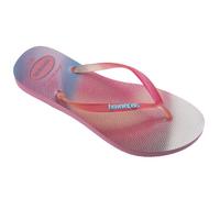 Tongs femmes Havaianas SLIM METALLIC RAINBOW Rose 37 / 38