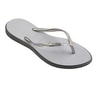 Havaianas Tongs Slim Pants pour femmes, gris acier, 39/40 EU