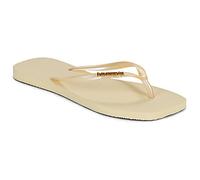Havaianas Tongs SLIM SQUARE LOGO METALLIC in Beige 41 / 42