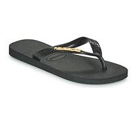 Havaianas Tongs TOP LOGO METALLIC in Noir 41 / 42