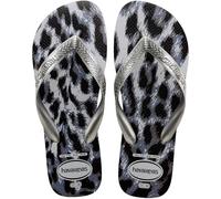 Havaianas - Top Animals, Tongs, Confortables, Légères et Durables, Semelle avec Motifs Animaliers, Lanières Larges et Semelle Flexible, Femme