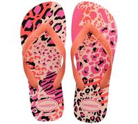 Havaianas - Top Animals, Tongs, Confortables, Légères et Durables, Semelle avec Motifs Animaliers, Lanières Larges et Semelle Flexible, Femme