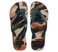 Havaianas Top Camu, tongs pour homme, Noir Pantanal Vert, 4.5/5 UK