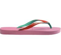 Havaianas - Top Mix, Tongs Confortables, Durables et Légères, Lanières Bicolores avec le Drapeau du Brésil, Semelle Antidérapante, Adultes Unisexe