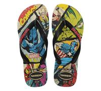 Havaianas - Top Marvel Classics, Tongs Confortables, Légères et Durables, Motif de Bandes Dessinées des Superhéros Marvel, Homme
