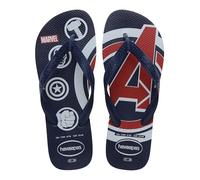 Havaianas - Top Marvel Logomania, Tongs Confortables, Légères Et Résistantes, Imprimé Marvel Superheroes Emblématique, Adultes, Unisexe