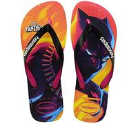 Havaianas Top Marvel Mixte Enfant Tongs, Noir/Rose Électrique, 29/30 EU