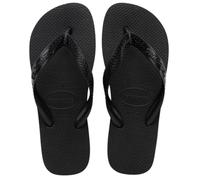 Havaianas Tongs Top Mixte - Confortables, Durables, Légères, Semelle Antidérapante - Noir 45 EU