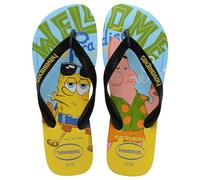 Havaianas Top Spongebob, Flip Flop Unisex Adults, blanc/noir, 34 EU