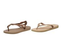 Havaianas Top Tiras, Tongs Femme, Or/Rose, 41/42 Luna Femme, Rose Gold/Rose Gold, 41/42