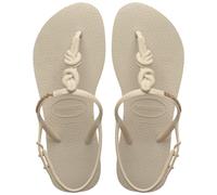 Havaianas Twist Plus, Tongs pour femme, beige, 33/34 EU