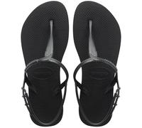 Havaianas - Twist, Sandales Confortables, Élégantes et Polyvalentes, Boucle Ajustable sur les Côtés, Lanières en T à Finition Métallisée, Semelle Antidérapante, Femme