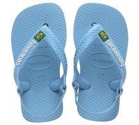 Havaianas Unisex Baby Brasil Logo II Flip Flop, Lavender Blue, 1/2 Child UK