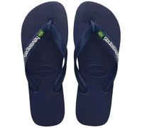 Havaianas Unisex Brasil Logo (Mini Me), Navy Blue, 9