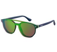 Havaianas Unisex Havaianas UBATUBA/CS PJP/Z9 Lunettes de soleil Acétate Bleu Vert Ronde