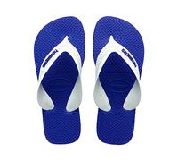 Havaianas Kids Max, Tongs unisexes pour enfants, Bleu Marine Blanc, 27 EU