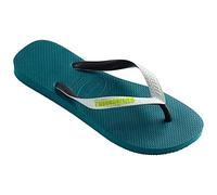 Havaianas Unisexe Kinder Brasil Mix Zehentrenner, Vert vibe, 12 UK Child