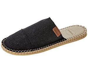 Havaianas Women's Origine Mule Eco Espadrilles, Noir, 6.5 UK